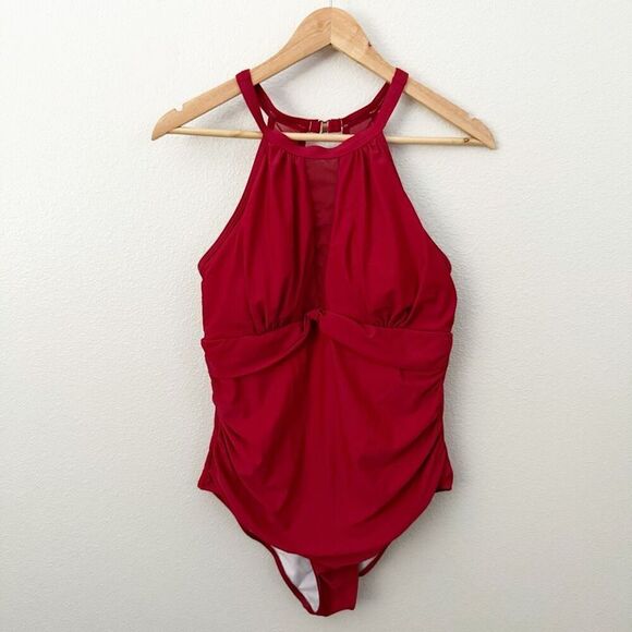 BOUTIQUE | One-Piece Bathing Swimwear Sleeveless High Neck Swimsuit | Size XL - Picture 2 of 7